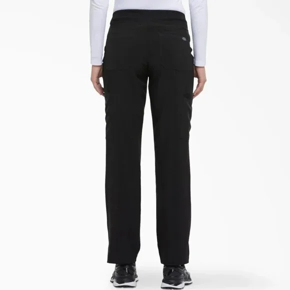 EUC Womens EDS Essentials Cargo Scrub Pants Black Medium Tall DK005T - Picture 2 of 7